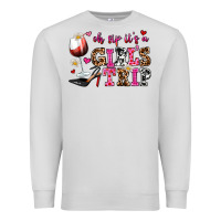 Dove Grey oh sip its a girls trip Premium Sweatshirt - AdoDesignShop