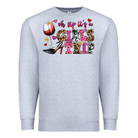 Heather Grey oh sip its a girls trip Premium Sweatshirt - AdoDesignShop