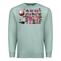 Seafoam oh sip its a girls trip Premium Sweatshirt - AdoDesignShop