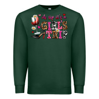 Sports Green oh sip its a girls trip Premium Sweatshirt - AdoDesignShop