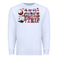 White oh sip its a girls trip Premium Sweatshirt - AdoDesignShop
