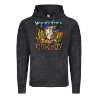 Vintage Black simmer down cowboy Vintage Hoodie - OliviaCreatesArt
