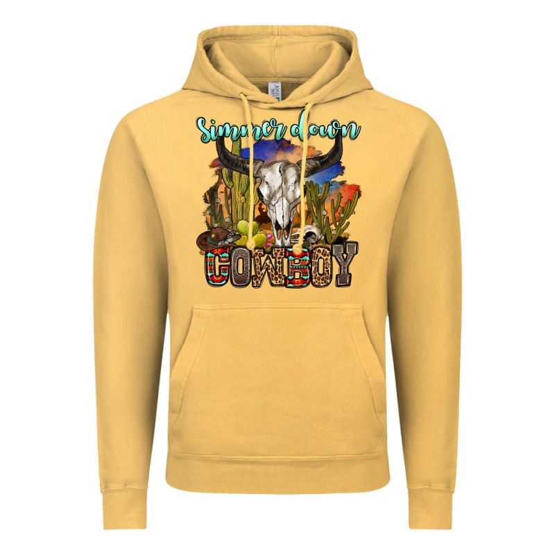Simmer Down Cowboy Vintage Hoodie by OliviaCreatesArt | Teevron