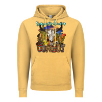 Vintage Mustard simmer down cowboy Vintage Hoodie - OliviaCreatesArt