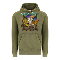 Vintage Olive simmer down cowboy Vintage Hoodie - OliviaCreatesArt