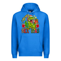 True Royal Merry Rexmas Premium Hoodie - CowhideDigitalArt