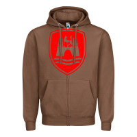 Chestnut Wolfsburg Classic Volkswageen Zipper Hoodie - longCreatives