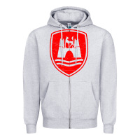 Heather Grey Wolfsburg Classic Volkswageen Zipper Hoodie - longCreatives