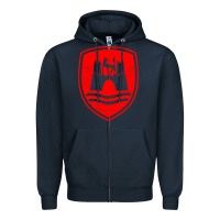 Navy Wolfsburg Classic Volkswageen Zipper Hoodie - longCreatives