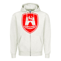 Oatmeal Heather Wolfsburg Classic Volkswageen Zipper Hoodie - longCreatives