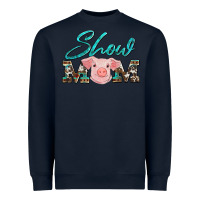 Navy show mom pig Heavyweight Sweatshirt - Artiststas