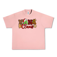 Salmon Nana Claus Christmas Lights And Gifts mother's day Urban Heavy Tee - HowdyJamesFarm