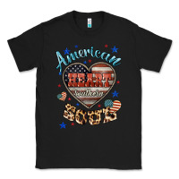 Black American heart southern soul Classic Tee - HowdyJamesFarm