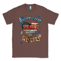 Chestnut American heart southern soul Classic Tee - HowdyJamesFarm
