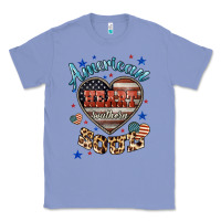 Colony Blue American heart southern soul Classic Tee - HowdyJamesFarm