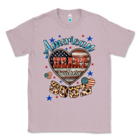 Lilac American heart southern soul Classic Tee - HowdyJamesFarm
