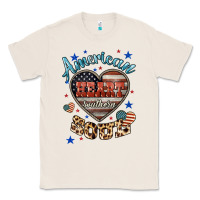 Natural American heart southern soul Classic Tee - HowdyJamesFarm