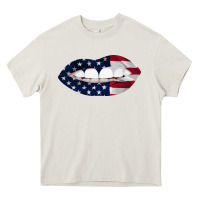 Cream Lips American Flag Heavy Core Tee - Bettercallsaul