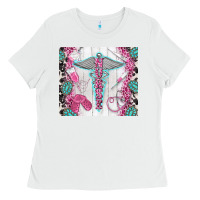 White nurse Ladies Tee - TumblerDesignByShophia