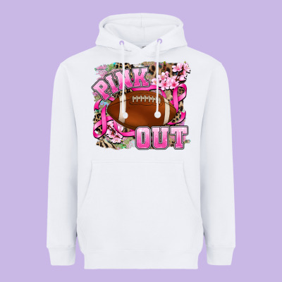 Pink Out Heavyweight Hoodie Designed By Adodesignshop