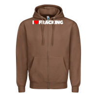 Chestnut I Love Fracking Zipper Hoodie - longCreatives