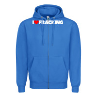 True Royal I Love Fracking Zipper Hoodie - longCreatives