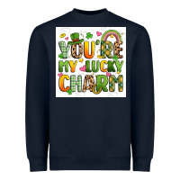 Navy you're my lucky charm artiststas filigran Heavyweight Sweatshirt - Artiststas