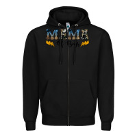 Black western mama of boys Zipper Hoodie - Artiststas