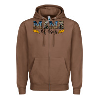 Chestnut western mama of boys Zipper Hoodie - Artiststas