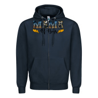 Navy western mama of boys Zipper Hoodie - Artiststas