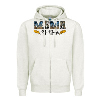 Oatmeal Heather western mama of boys Zipper Hoodie - Artiststas