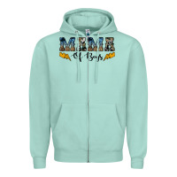Seafoam western mama of boys Zipper Hoodie - Artiststas