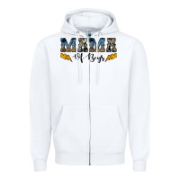 White western mama of boys Zipper Hoodie - Artiststas
