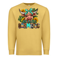 Antique Gold just a little dramatic Premium Sweatshirt - AdoDesignShop