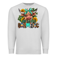 Dove Grey just a little dramatic Premium Sweatshirt - AdoDesignShop