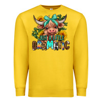 Lemon just a little dramatic Premium Sweatshirt - AdoDesignShop