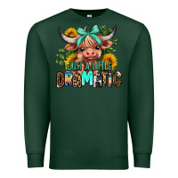 Sports Green just a little dramatic Premium Sweatshirt - AdoDesignShop