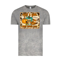 Cloud Rock just a girl who loves fall cowhide background Vintage Tee - Jasminsmagicworld