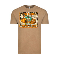 Vintage Coffee just a girl who loves fall cowhide background Vintage Tee - Jasminsmagicworld