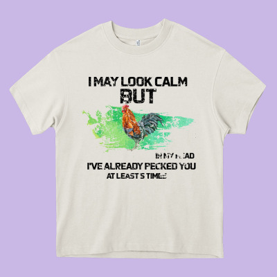 Rooster Heavy Core Tee Designed By Bettercallsaul