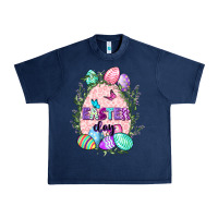 Navy Easter Day Urban Heavy Tee - CowGirlArtShop