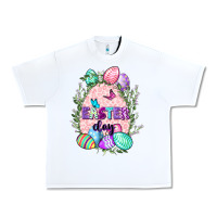 White Easter Day Urban Heavy Tee - CowGirlArtShop