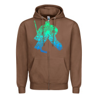 Chestnut Ice Hockey Goalie Hockey Player Youth Men Kids Boys Zipper Hoodie - longCreatives
