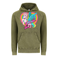 Vintage Olive pride lgbtq unicorn Vintage Hoodie - OliviaCreatesArt