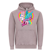 Vintage Zinc pride lgbtq unicorn Vintage Hoodie - OliviaCreatesArt