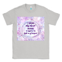 Moon Dust it hurts to bite my tongue Classic Tee - TumblerDesignByShophia