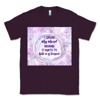 Plum it hurts to bite my tongue Classic Tee - TumblerDesignByShophia