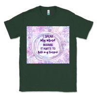 Sports Green it hurts to bite my tongue Classic Tee - TumblerDesignByShophia