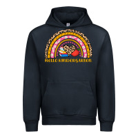 Navy back to school rainbow hello kindergarten Urban Hoodie - AdoDesignShop