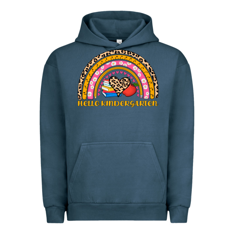 Back To School Rainbow Hello Kindergarten Urban Hoodie by AdoDesignShop | Teevron